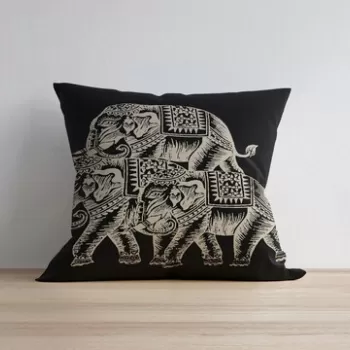 Husa de perna, a1151, 43x43 cm, 50% Bumbac / 50% Poliester, Multicolor imagine