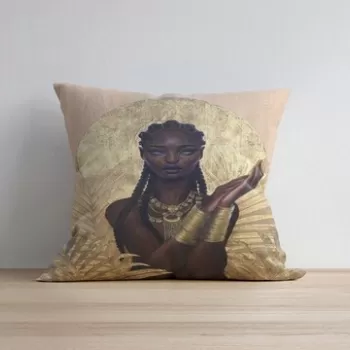 Husa de perna, a1164, 43x43 cm, 50% Bumbac / 50% Poliester, Multicolor imagine