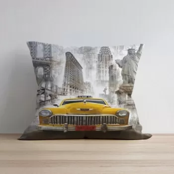 Husa de perna, a1166, 43x43 cm, 50% Bumbac / 50% Poliester, Multicolor imagine