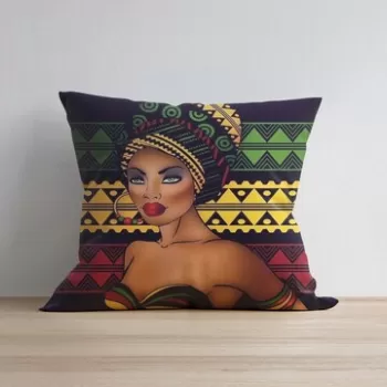 Husa de perna, a1168, 43x43 cm, 50% Bumbac / 50% Poliester, Multicolor imagine