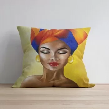 Husa de perna, a1169, 43x43 cm, 50% Bumbac / 50% Poliester, Multicolor imagine