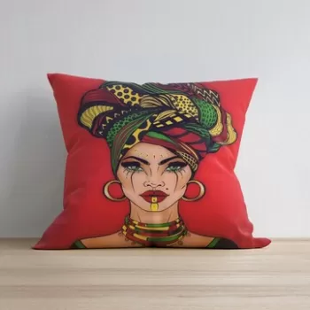 Husa de perna, a1170, 43x43 cm, 50% Bumbac / 50% Poliester, Multicolor imagine