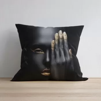 Husa de perna, a1176, 43x43 cm, 50% Bumbac / 50% Poliester, Multicolor imagine