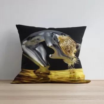 Husa de perna, a1179, 43x43 cm, 50% Bumbac / 50% Poliester, Multicolor imagine