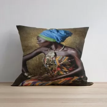 Husa de perna, a1180, 43x43 cm, 50% Bumbac / 50% Poliester, Multicolor imagine