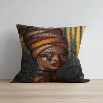 Husa de perna, a1197, 43x43 cm, 50% Bumbac / 50% Poliester, Multicolor imagine