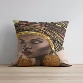 Husa de perna, a1198, 43x43 cm, 50% Bumbac / 50% Poliester, Multicolor imagine