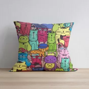 Husa de perna, a1199, 43x43 cm, 50% Bumbac / 50% Poliester, Multicolor imagine