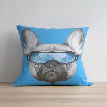 Husa de perna, a1204, 43x43 cm, 50% Bumbac / 50% Poliester, Multicolor imagine