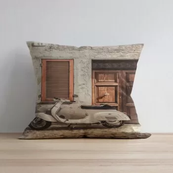 Husa de perna, a1223, 43x43 cm, 50% Bumbac / 50% Poliester, Multicolor imagine