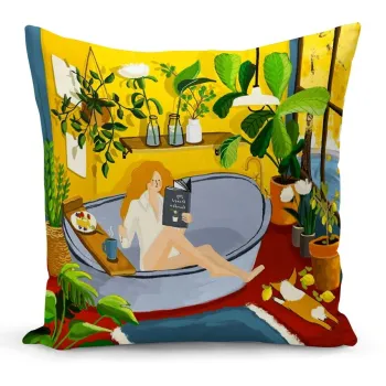 Husa de perna, Artkirbohem-102, 43x43 cm, Poliester, Multicolor imagine