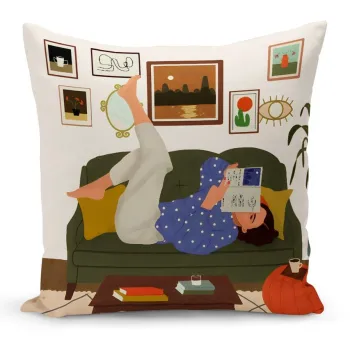 Husa de perna, Artkirbohem-96, 43x43 cm, Poliester, Multicolor imagine