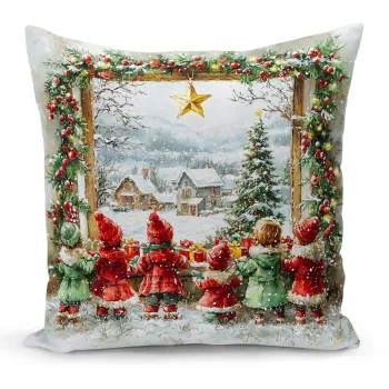 Husa de perna, Artkirchrst-1008, 43x43 cm, Multicolor imagine