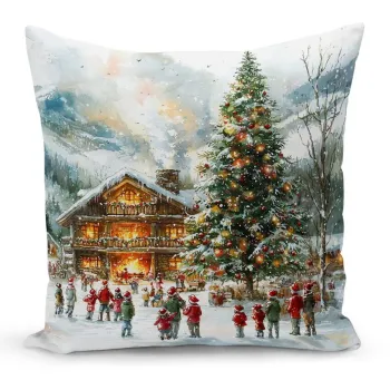 Husa de perna, Artkirchrst-1011, 43x43 cm, Multicolor imagine