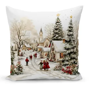 Husa de perna, Artkirchrst-874, 43x43 cm, Multicolor imagine