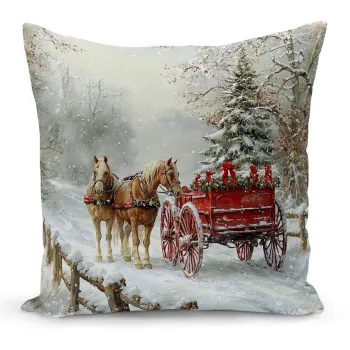 Husa de perna, Artkirchrst-888, 43x43 cm, Multicolor imagine