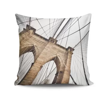 Husa de perna, BRKRLNT-4, 43x43 cm, 50% Bumbac / 50% Poliester, Multicolor imagine