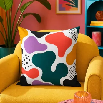 Husa de perna, Dsypoparts-71, 43x43 cm, Poliester, Multicolor imagine