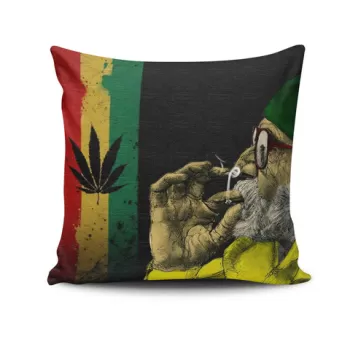 Husa de perna, JKRLNT-10, 43x43 cm, 50% Bumbac / 50% Poliester, Multicolor imagine