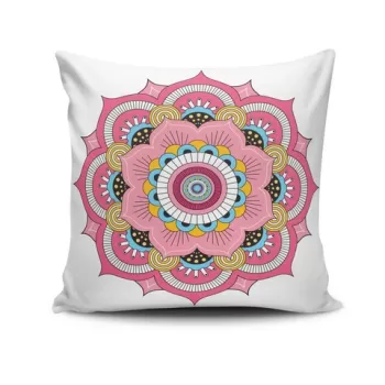 Husa de perna, MANDALA-10, 43x43 cm, 50% Bumbac / 50% Poliester, Multicolor imagine