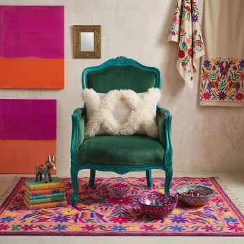 Husa de perna, Morocco 30, 30x50 cm, 65% POLIESTER RECICLAT/35% IN, Crem imagine
