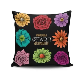 Husa de perna, NKLF-318, 43x43 cm, 50% Bumbac / 50% Poliester, Multicolor imagine