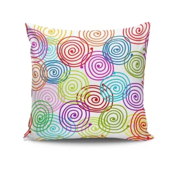 Husa de perna, NKRLNT-011, 43x43 cm, 50% Bumbac / 50% Poliester, Multicolor imagine