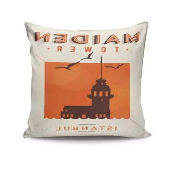 Husa de perna, NKRLNT-021, 43x43 cm, 50% Bumbac / 50% Poliester, Multicolor imagine