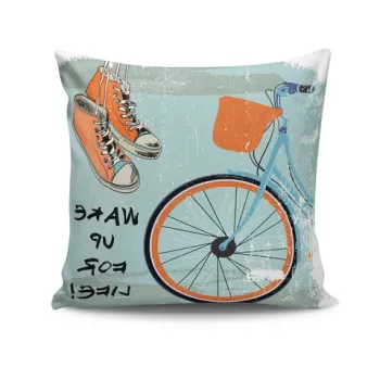 Husa de perna, NKRLNT-058, 43x43 cm, 50% Bumbac / 50% Poliester, Multicolor imagine