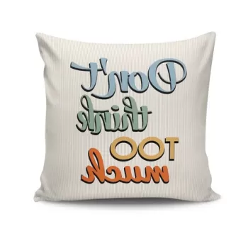 Husa de perna, NKRLNT-067, 43x43 cm, 50% Bumbac / 50% Poliester, Multicolor imagine