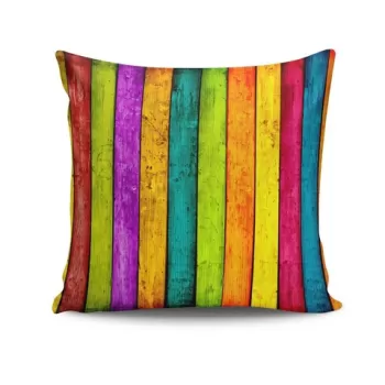 Husa de perna, NKRLNT-112, 43x43 cm, 50% Bumbac / 50% Poliester, Multicolor imagine
