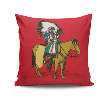 Husa de perna, NTVKRLNT-3, 43x43 cm, 50% Bumbac / 50% Poliester, Multicolor imagine