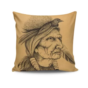 Husa de perna, NTVKRLNT-6, 43x43 cm, 50% Bumbac / 50% Poliester, Multicolor imagine