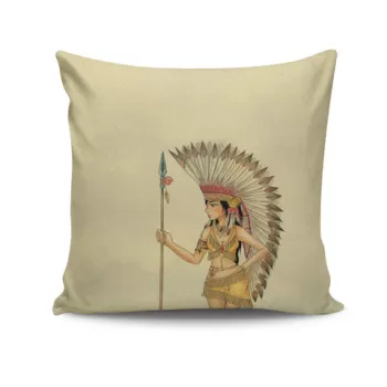 Husa de perna, NTVKRLNT-7, 43x43 cm, 50% Bumbac / 50% Poliester, Multicolor imagine