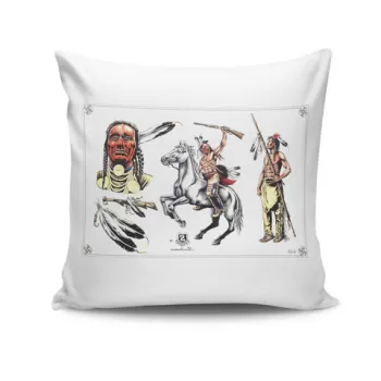 Husa de perna, NTVKRLNT-9, 43x43 cm, 50% Bumbac / 50% Poliester, Multicolor imagine