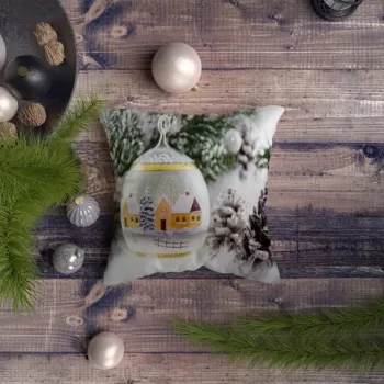 Husa de perna, NYXMAS033, 43x43 cm, 50% Bumbac / 50% Poliester, Multicolor imagine