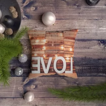 Husa de perna, NYXMAS038, 43x43 cm, 50% Bumbac / 50% Poliester, Multicolor imagine