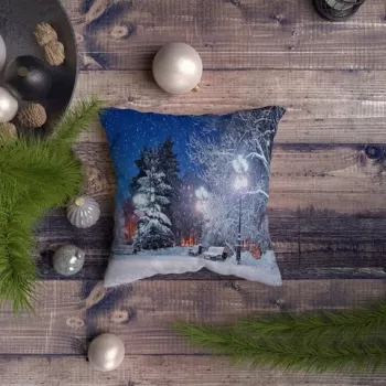 Husa de perna, NYXMAS080, 43x43 cm, 50% Bumbac / 50% Poliester, Multicolor imagine