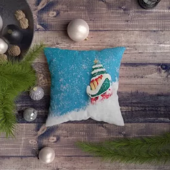 Husa de perna, NYXMAS092, 43x43 cm, 50% Bumbac / 50% Poliester, Multicolor imagine