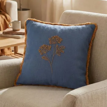Husa de perna, Odin, 45x45 cm, BUMBAC PREMIUM, Denim imagine