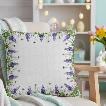 Husa de perna, Pillow 0002, 43x43 cm, Multicolor imagine