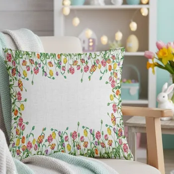Husa de perna, Pillow 0004, 43x43 cm, Multicolor imagine