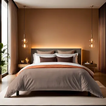 Husa de pilota Ranforce Double (FR) (IT) (DE), L'essentiel Maison, Tonne Brune, Bej imagine