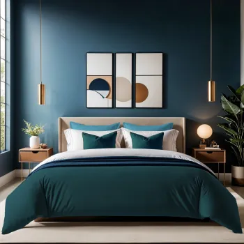 Husa de pilota Ranforce Double (FR) (IT) (DE), L'essentiel Maison, Tonne Mavie, Verde petrol imagine