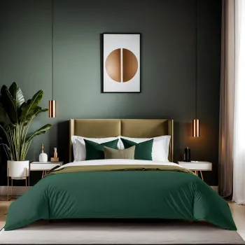 Husa de pilota Ranforce Double (FR) (IT) (DE), L'essentiel Maison, Tonne Verte, Verde inchis imagine