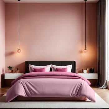 Husa de pilota Ranforce Single (FR), L'essentiel Maison, Tonne Rosse, Roz prafuit imagine