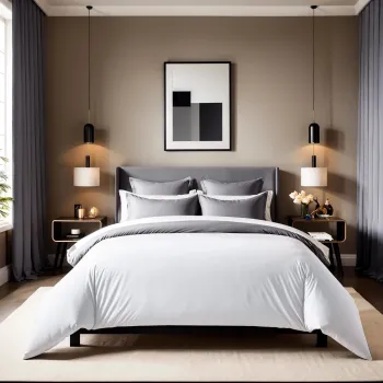 Husa de pilota Ranforce Single XXL (DE), L'essentiel Maison, Tonne Grise, Alb imagine