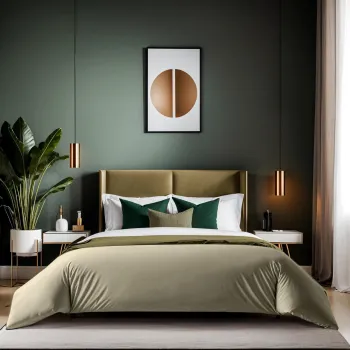 Husa de pilota Ranforce Single XXL (DE), L'essentiel Maison, Tonne Verte, Bej imagine