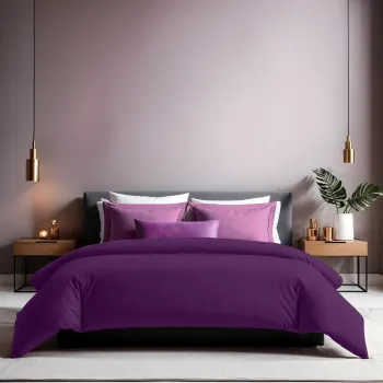 Husa de pilota Ranforce Single XXL (DE), L'essentiel Maison, Tonne Viole, Mov imagine