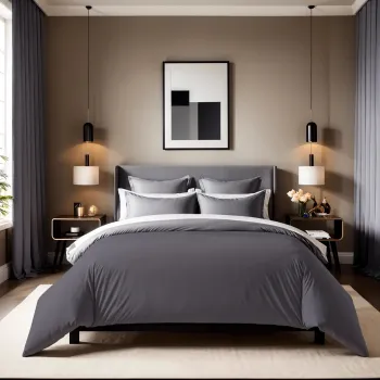 Husa de pilota Ranforce Super King (FR) (IT), L'essentiel Maison, Tonne Grise, Gri inchis imagine